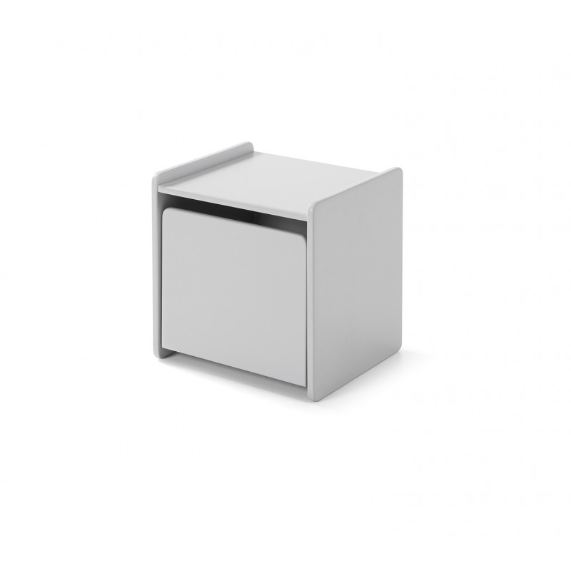 Sengebord i skandinavisk design – Kiddy, grå