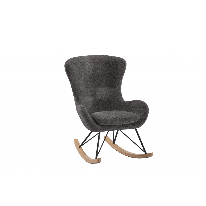 Gyngestol bouclé – Rocky, antracit