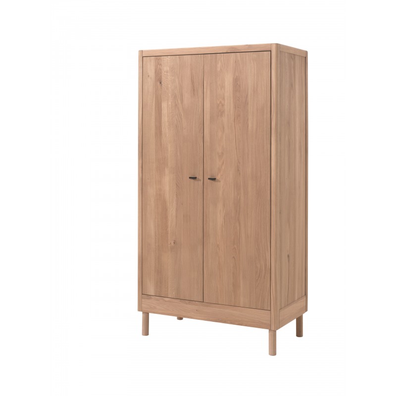 Garderobeskab i eg – Forrest Oak, 2 døre, soft-close