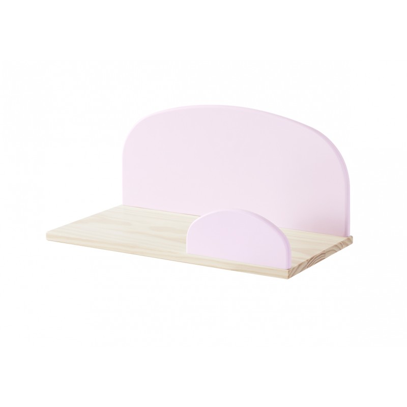 Væghylde Kiddy – lyserød, 45 cm