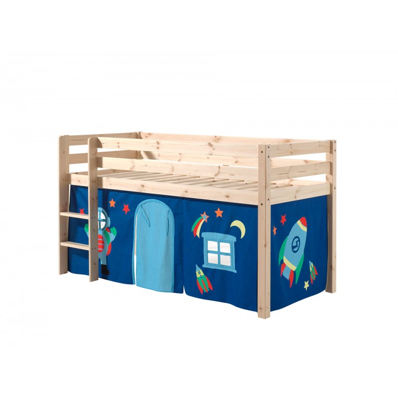 Halvhøj seng med forhæng – Pino Astro, natur