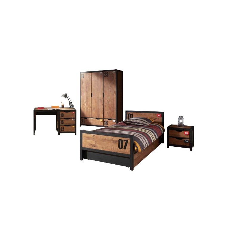 Børneværelsesæt i fyrretræ – Alex Sæt, natur