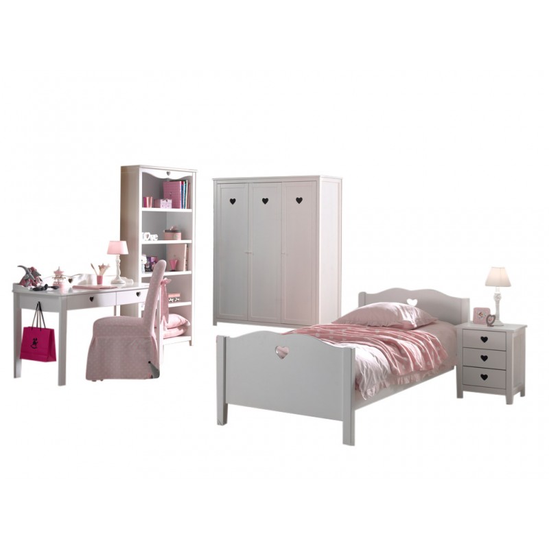 Børneværelse møbelsæt – Amori Hvid