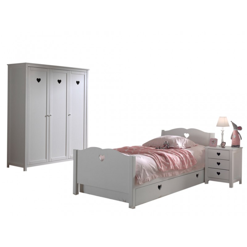 Børneværelses sæt – Amori, hvid