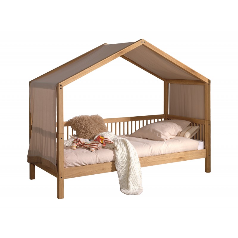 Husseng 90 x 200 cm med tekstilsæt – Forrest Oak, eg