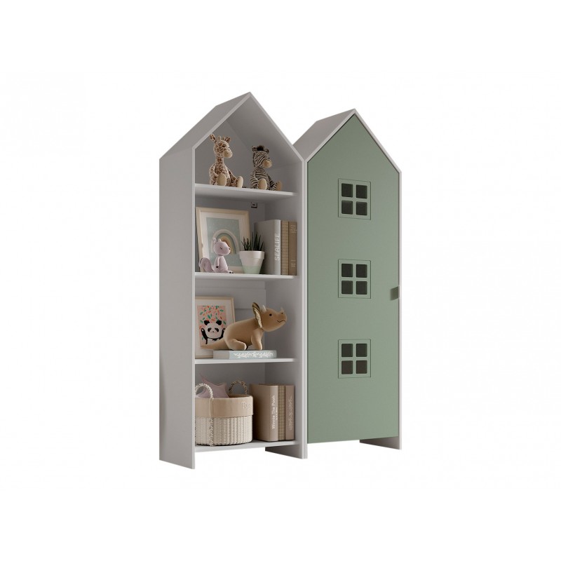 Børneskab sæt med hyttedesign – Casami BRUGES, flerfarvet