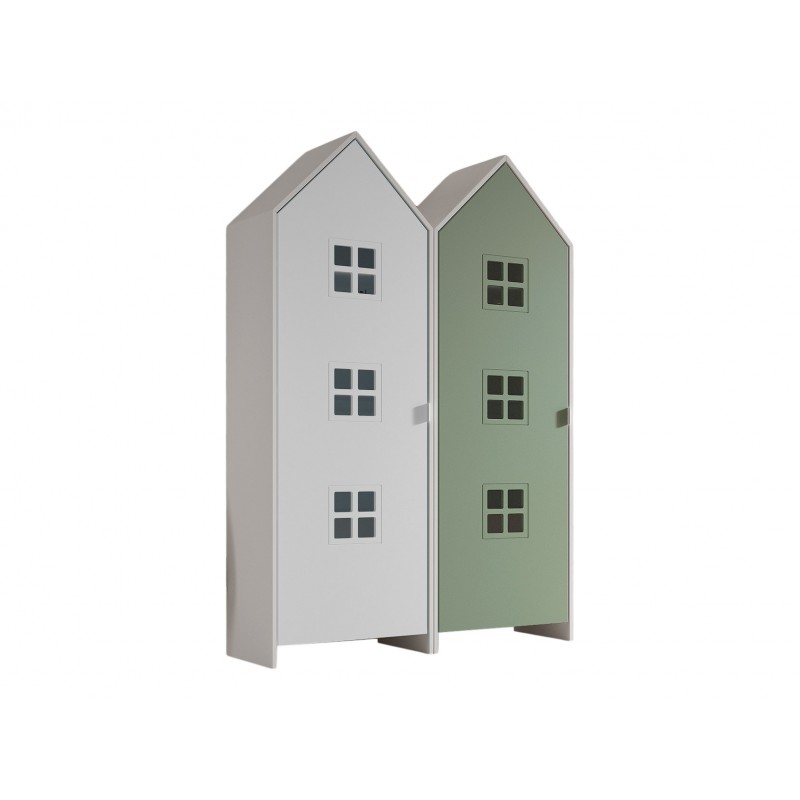 Børneskab sæt med 2 skabe – Casami Bruges, flerfarvet