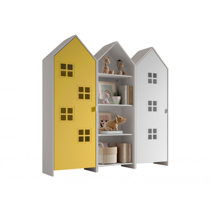 Børneskabe sæt med 3 skabe – Casami Sæt, flerfarvet