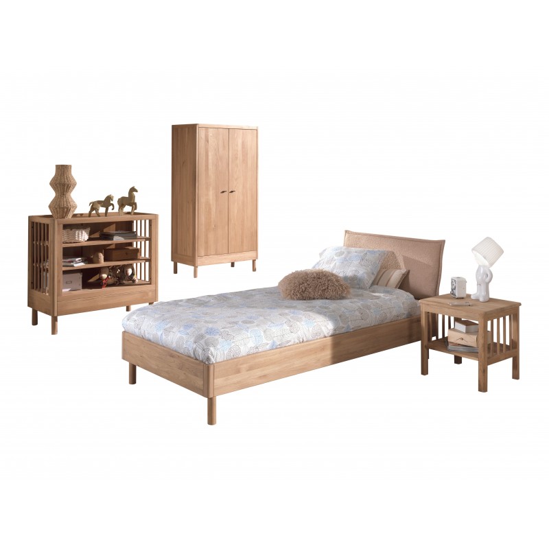 Børnemøbelsæt i eg Forrest Oak (90 × 200 cm) – naturlig eg