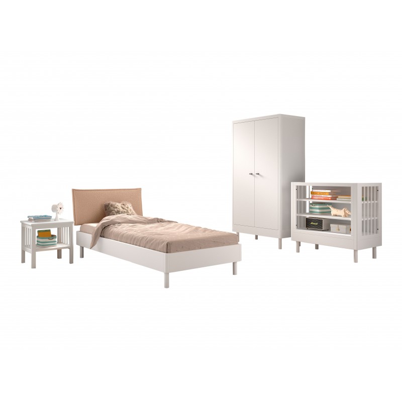 Børnemøbelsæt Forrest Beech 90 x 200 cm – hvid bøg