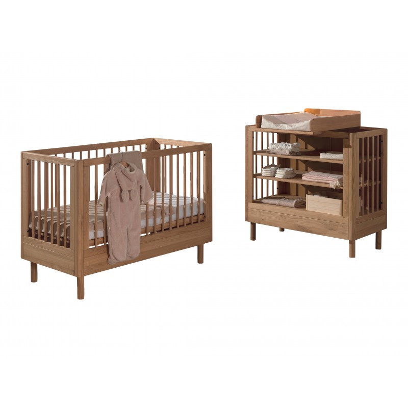 Babyværelsessæt i eg – Forrest Oak (60 × 120 cm)
