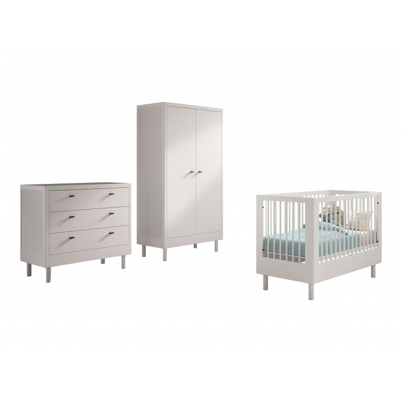Babymøbler sæt Forrest Beech 60 × 120 cm – hvid