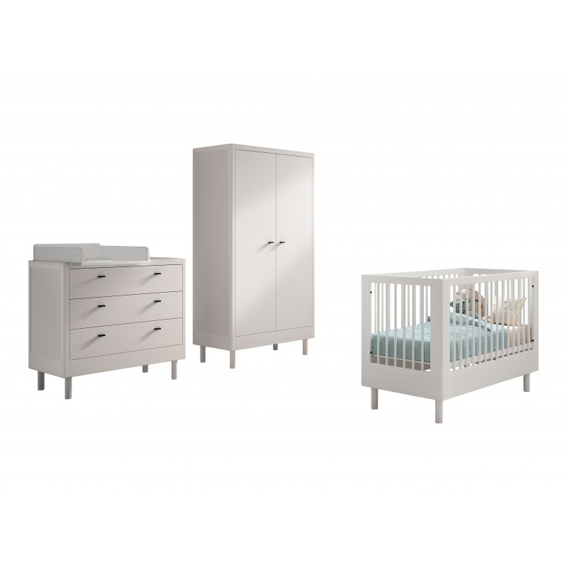 Børneværelses sæt Forrest Beech 60 × 120 cm – hvid