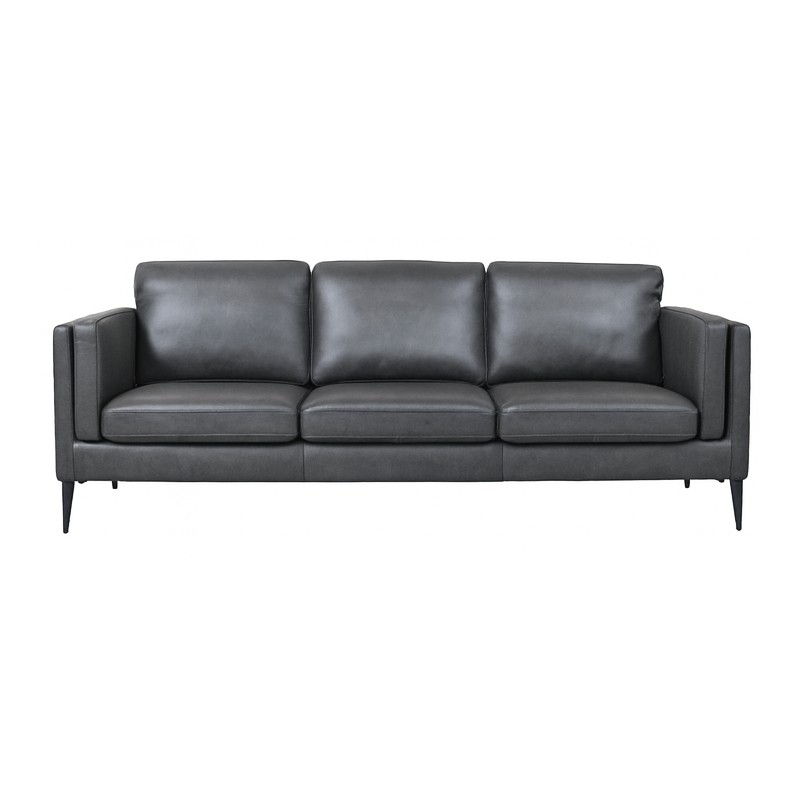 Valencia 3 pers. sofa læder Sort