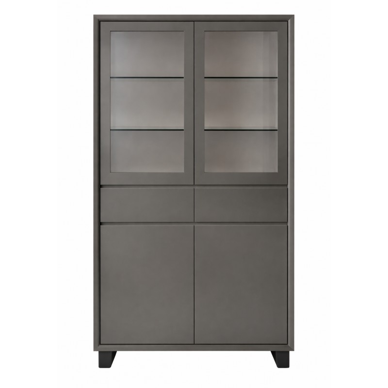 Madrid Vitrine skab i Grå