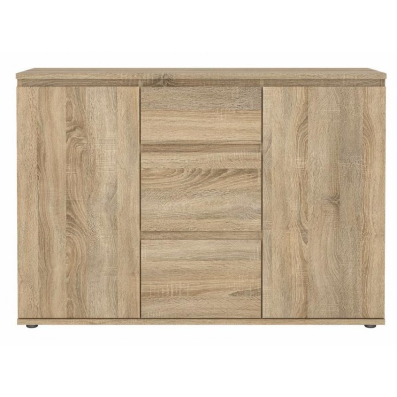 TVILUM Nova Skænk - Naturfarvet komposittræ, Eg struktur, (84x40)