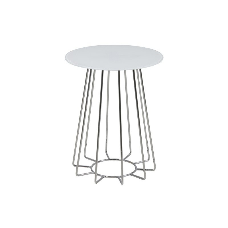 Casia hjørnebord - Hvid