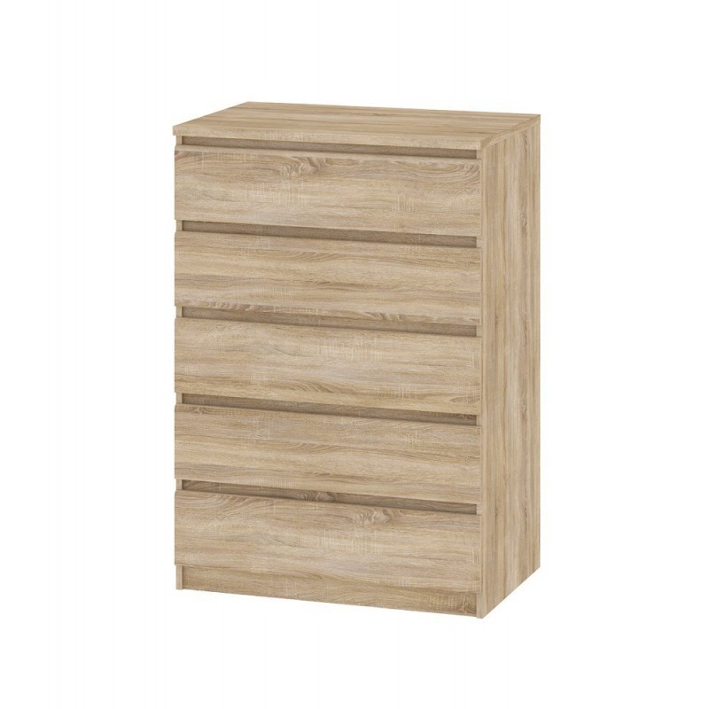 Garda kommode bred m/ 5 skuffer - Eg