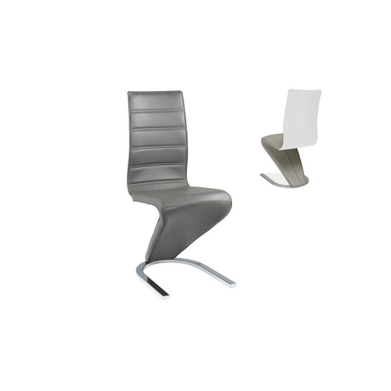 Apollo spisestuestol grå