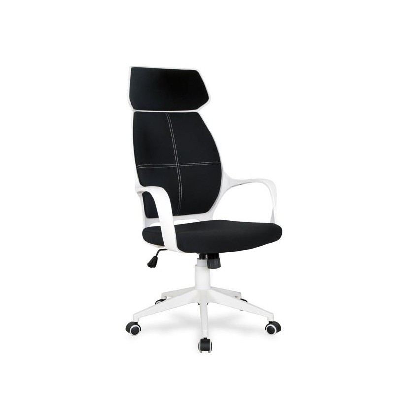 CAMEO Kontorstol Sort og Hvid