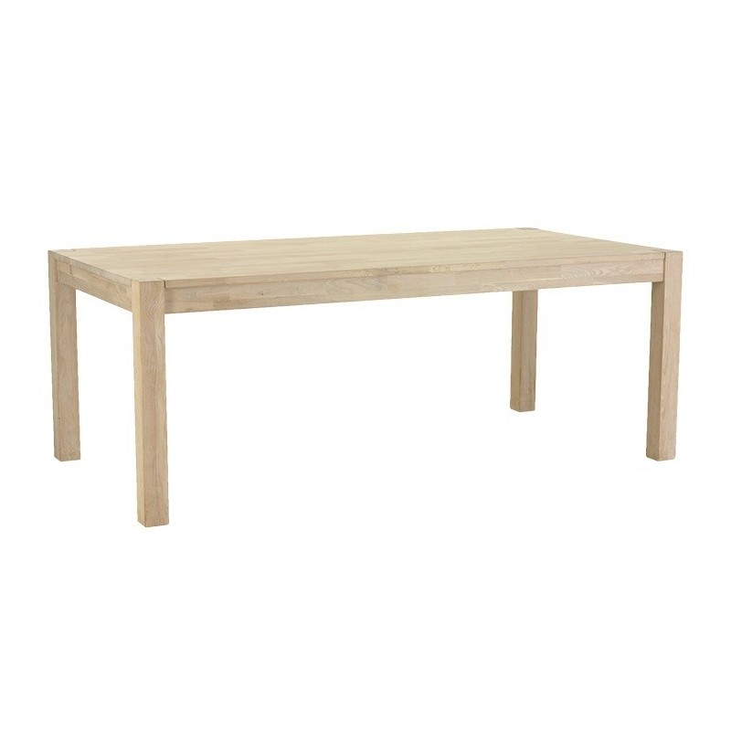 Texas spisebord 100 x 200 cm i sæbebehandlet eg OUTLET