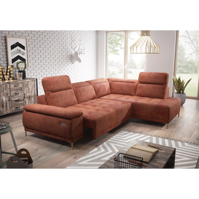 Focus elektrisk hjørnesovesofa Højrevendt