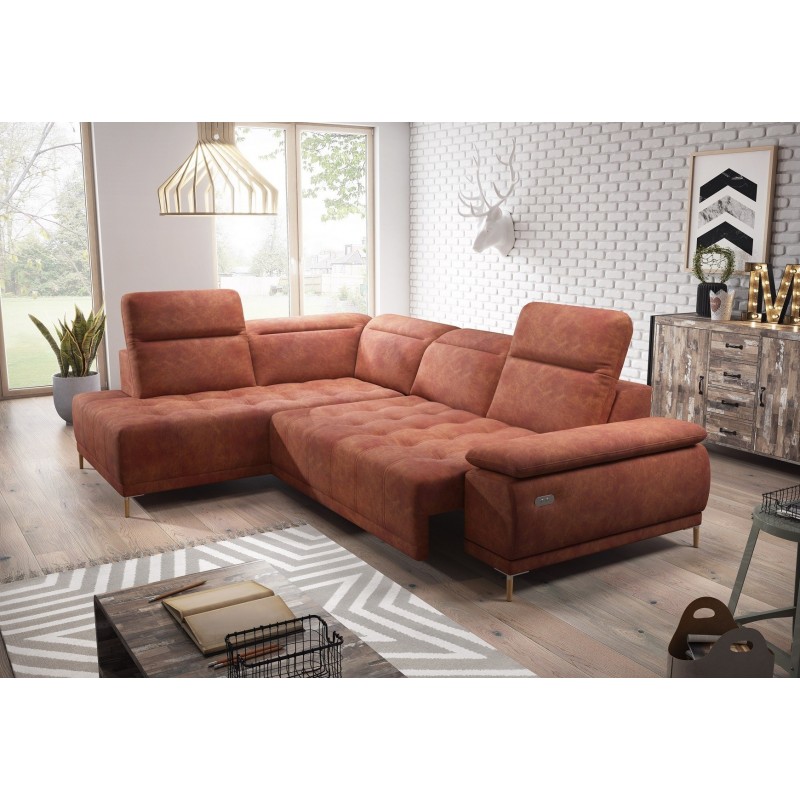 Focus elektrisk hjørnesovesofa Venstrevendt