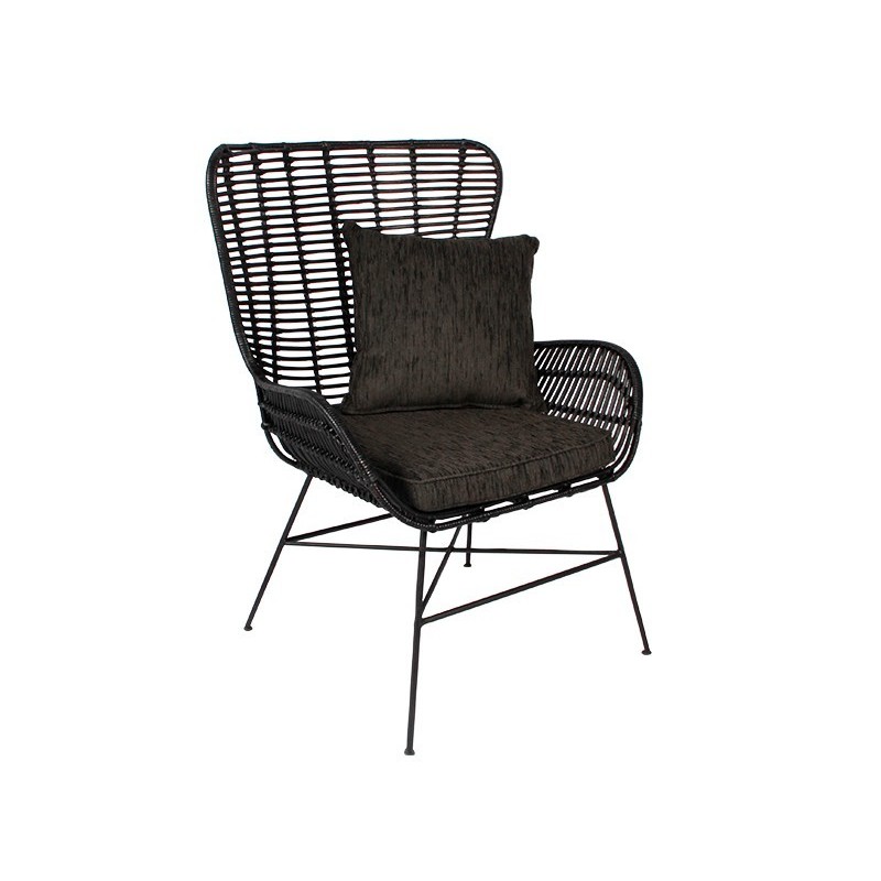 Opus rattan stol sort