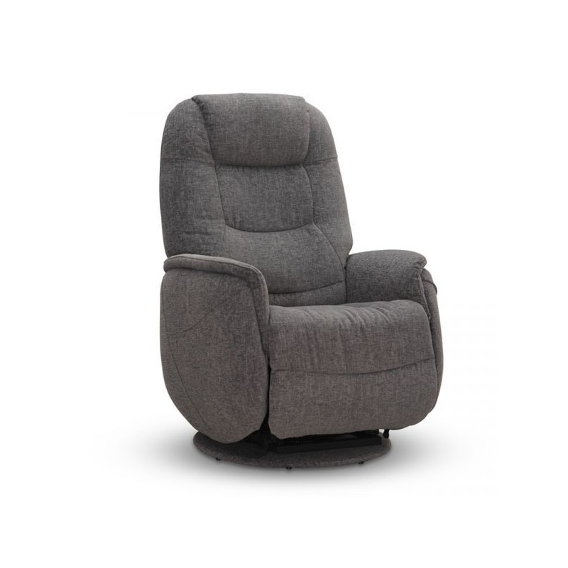 SMÖGEN Recliner grå stof lænestol