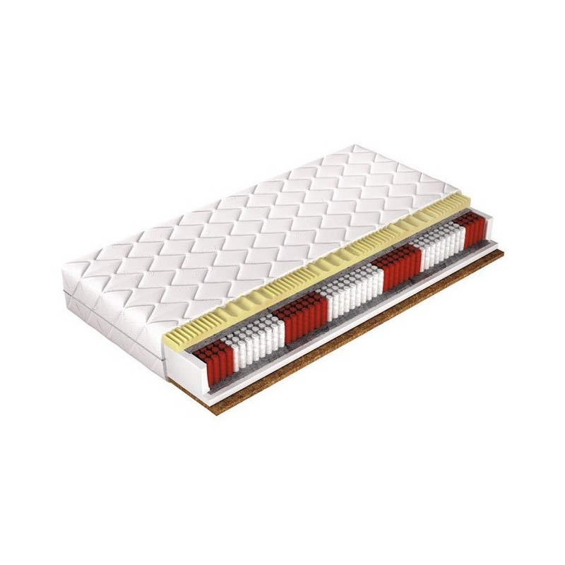 GRAND MULTIPOCKET 120x200 MADRAS MED KOKOS OG VISCO 20 CM