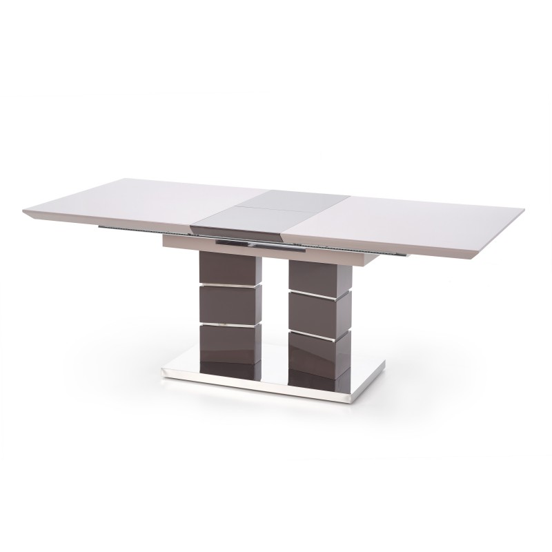 LORD Spisebord 160-200 cm Lysegrå / mørkegrå