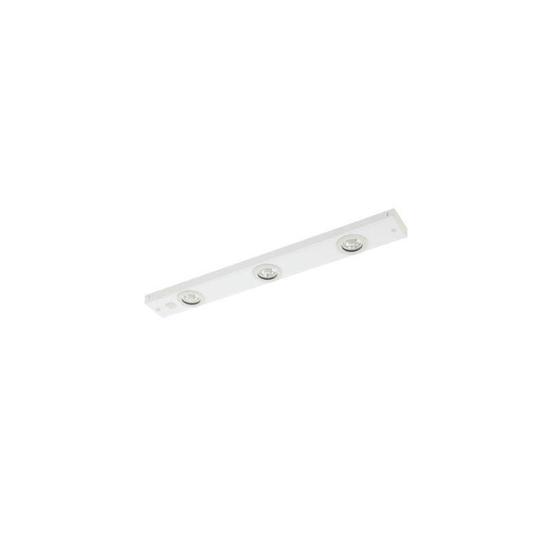 EGLO KOB LED-lysliste 3x260 lm 3000 K IP20 med afbryder, 60 cm, hvid