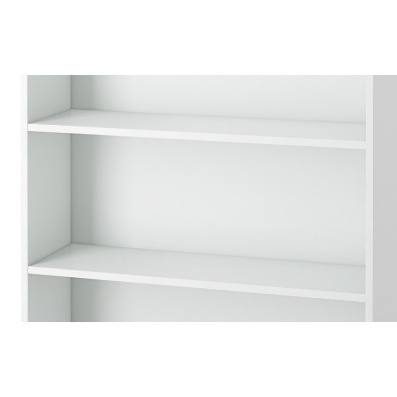 Base reol 2 løse hylder 75,5x26,5, hvid