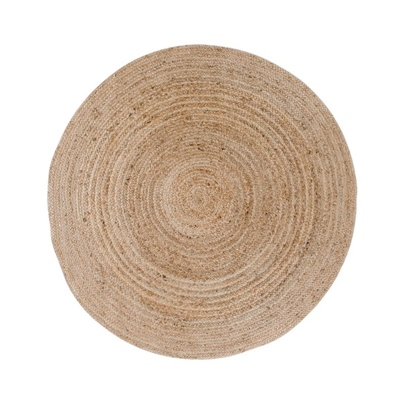 Bombay Gulvtæppe - Rundt i flettet natur jute 4 størrelser - Ø90 cm