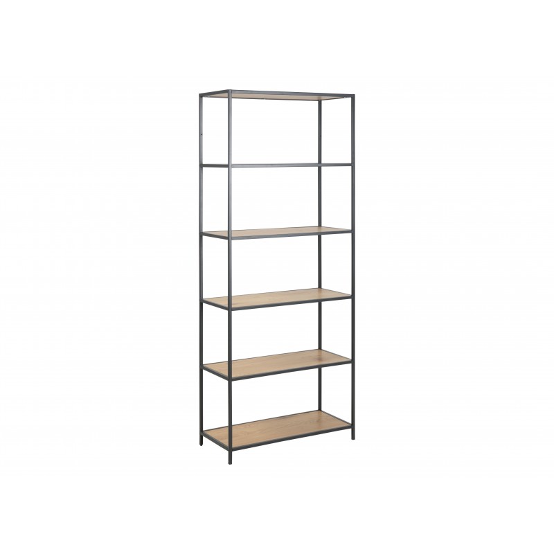 Seaford reol naturlig MDF - H 185 cm