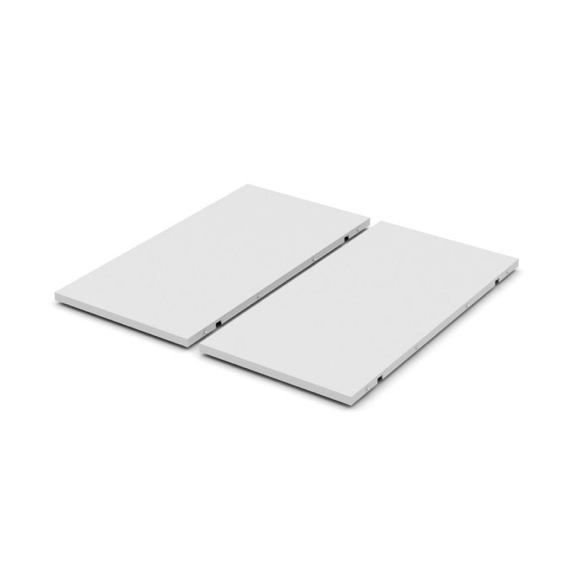 Bordeaux tillægsplade til spisebord 2 stk. - Hvid