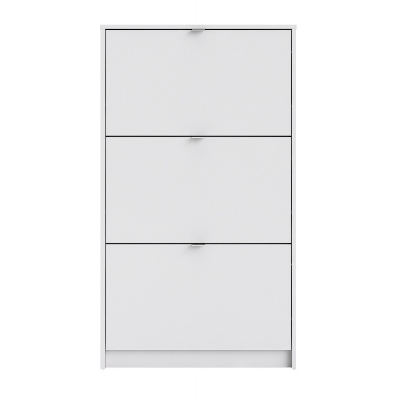 Shoes Skoskab 3 klaplåger m. 1 rum - Hvid