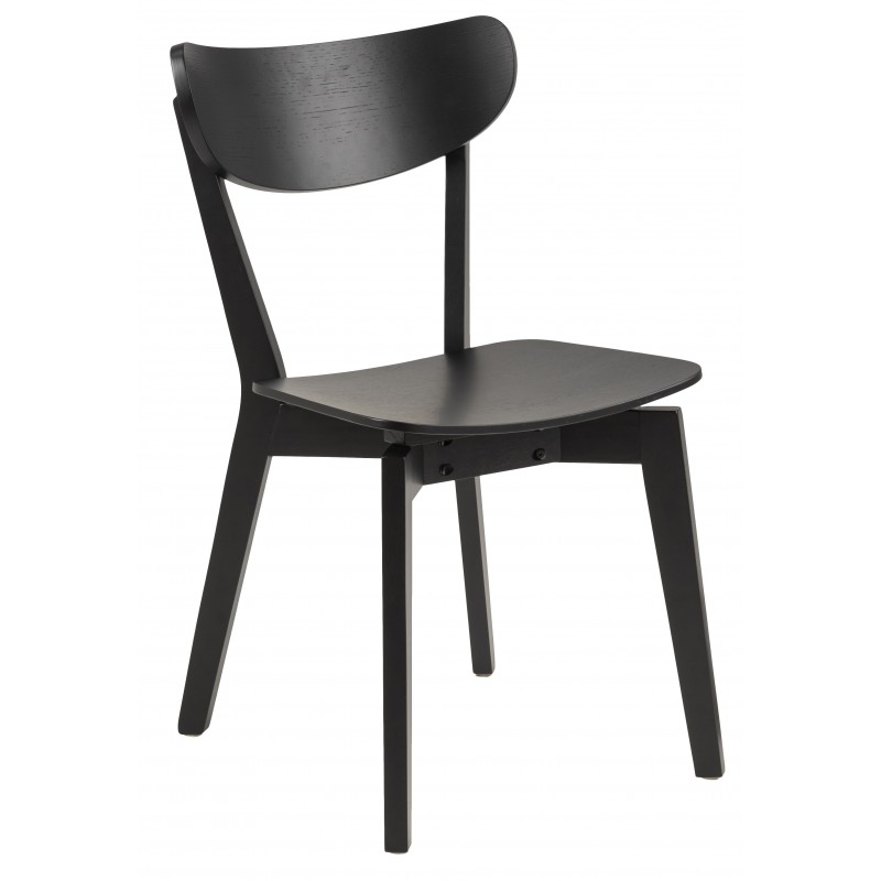 Spisebordsstol Signature Dionea mat sort egetræsfinér H79,5 x B45 x D55 cm