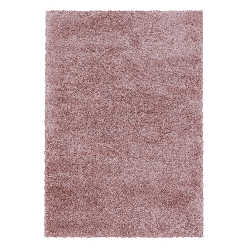 Fluffy tæppe - Rosa - 60X110 billede