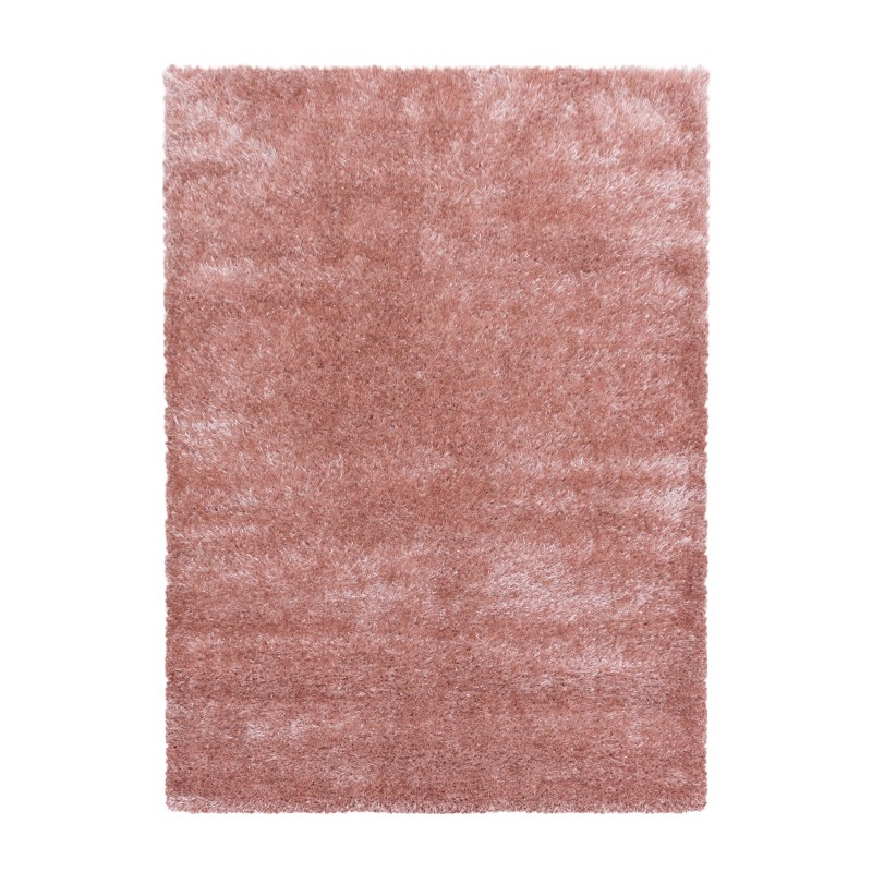 Brilliant Shaggy Tæppeløber Ensfarvet - Rosa - 60x110 (Løber)