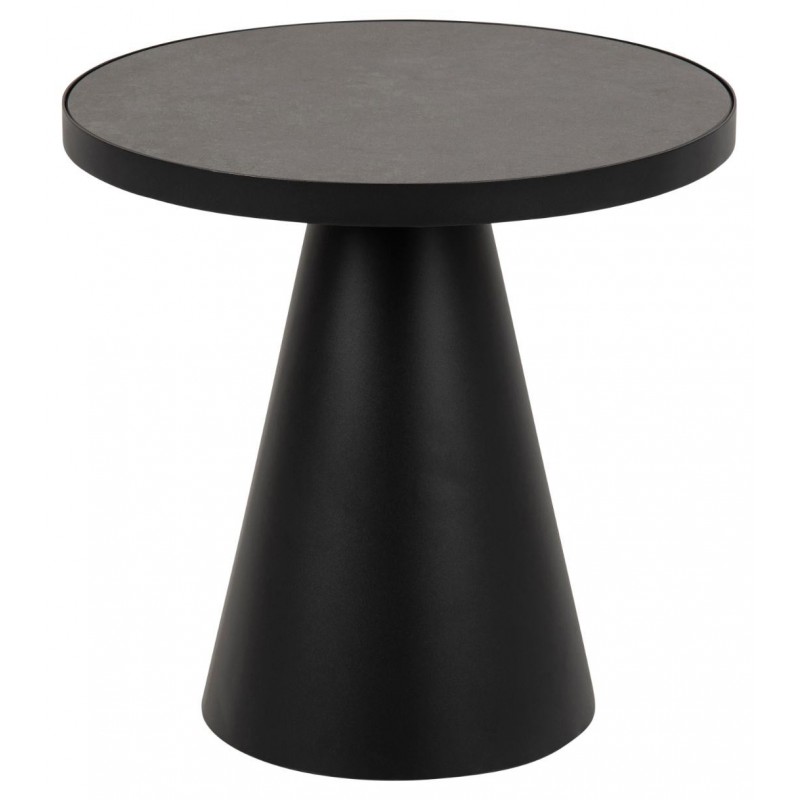 Sofabord Signature Ilara loungebord Sort Fairbanks keramik 45 x 45,7 cm