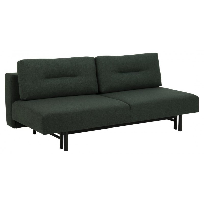 Sovesofa Signature Uvanne grøn i Spirit stof med udtræksseng 3-personers pocket- og nozagfjedre