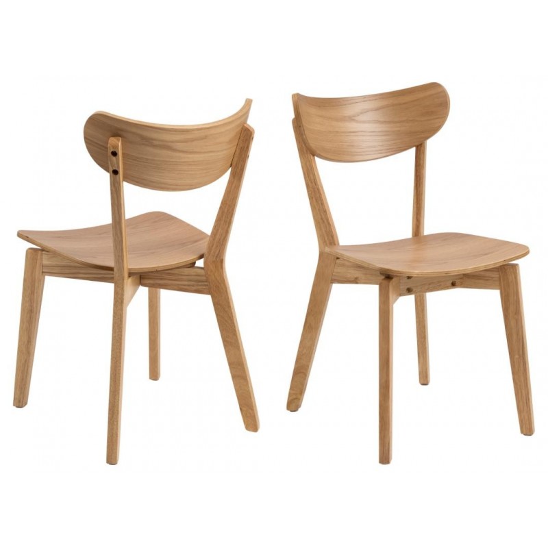 Roxby Spisebordsstol – Eg Acryl Lak billede
