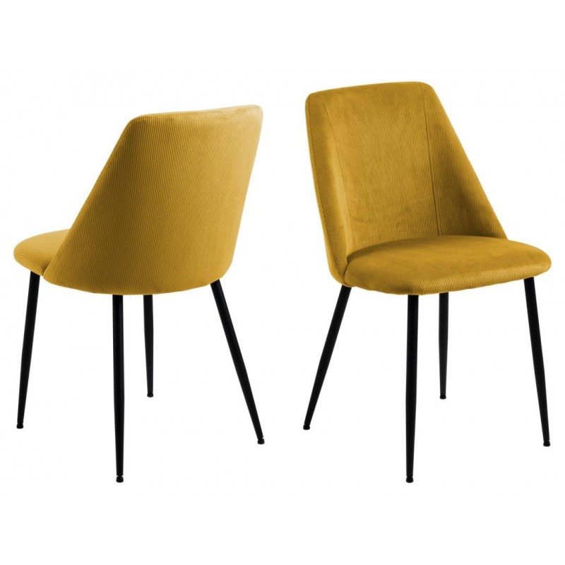 Ines spisebordsstol orange stof