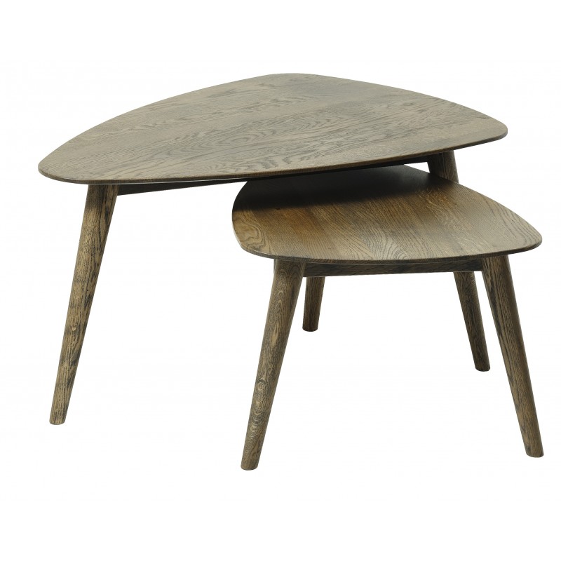 Bianca sofabordsæt mørkolieret