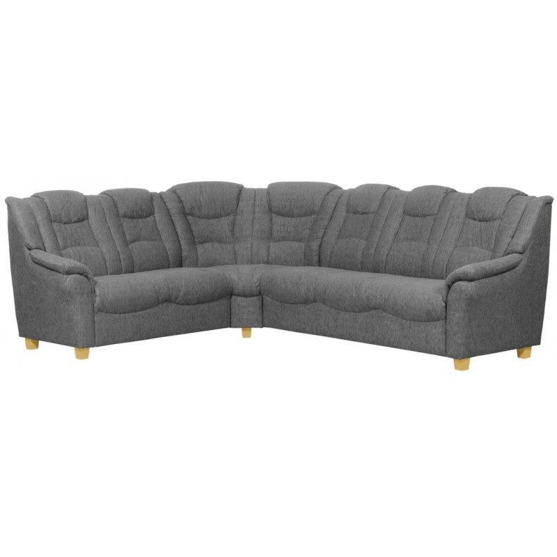 Strib Hjørnesofa grå stof