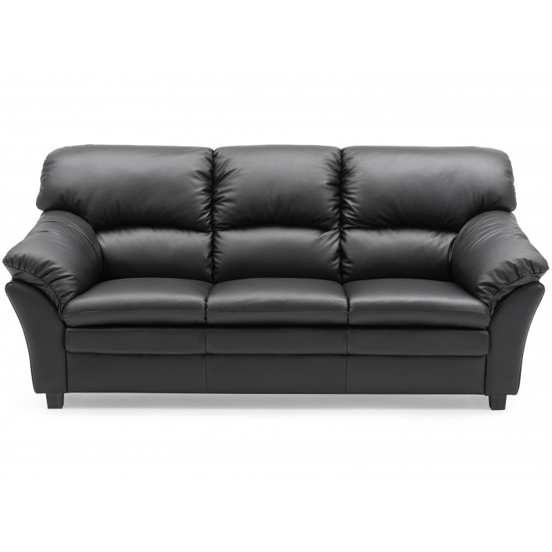 Tilst 3 pers læder sofa