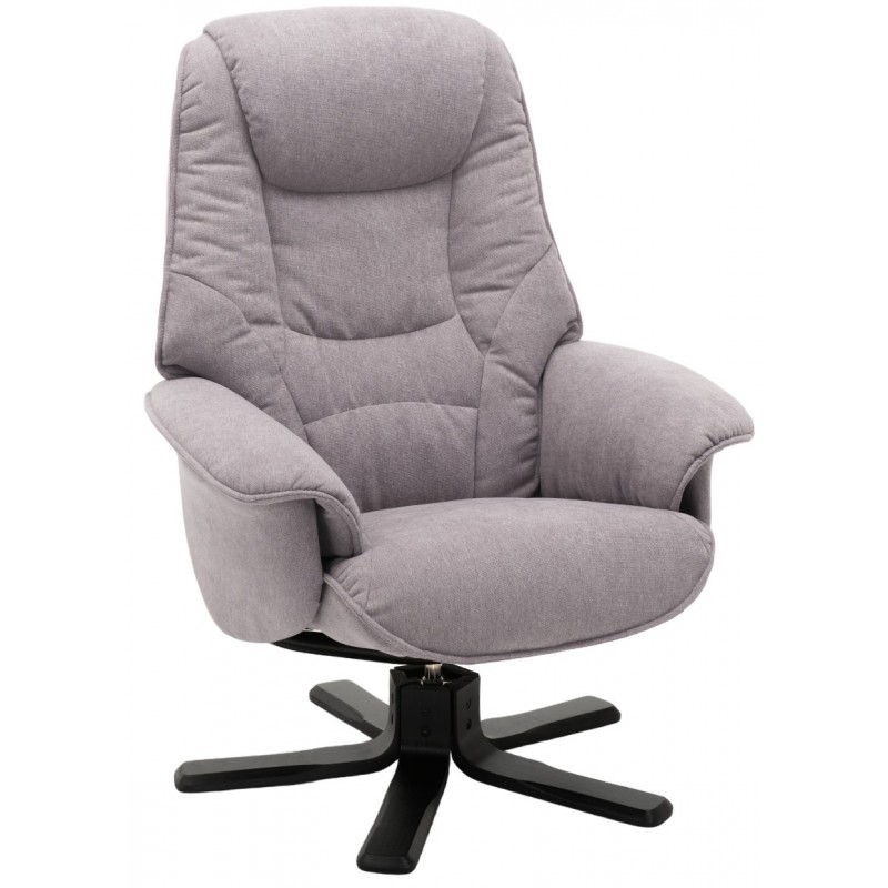 Næsby Drejestol Grå Stof