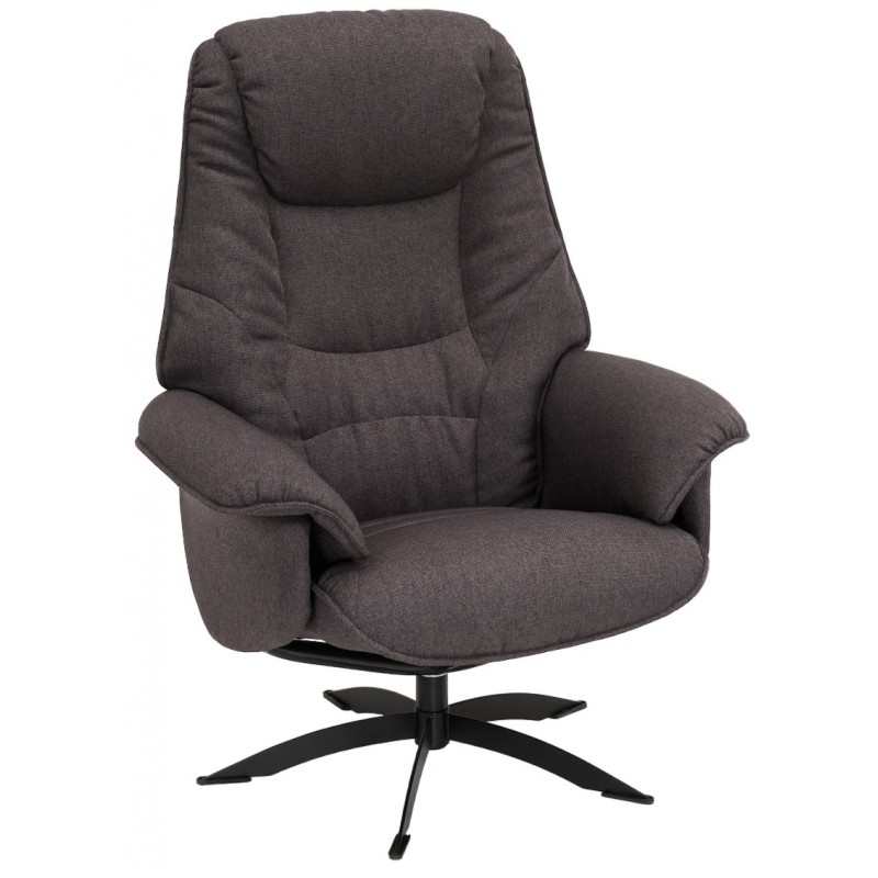 Næsby Drejestol Brun stof