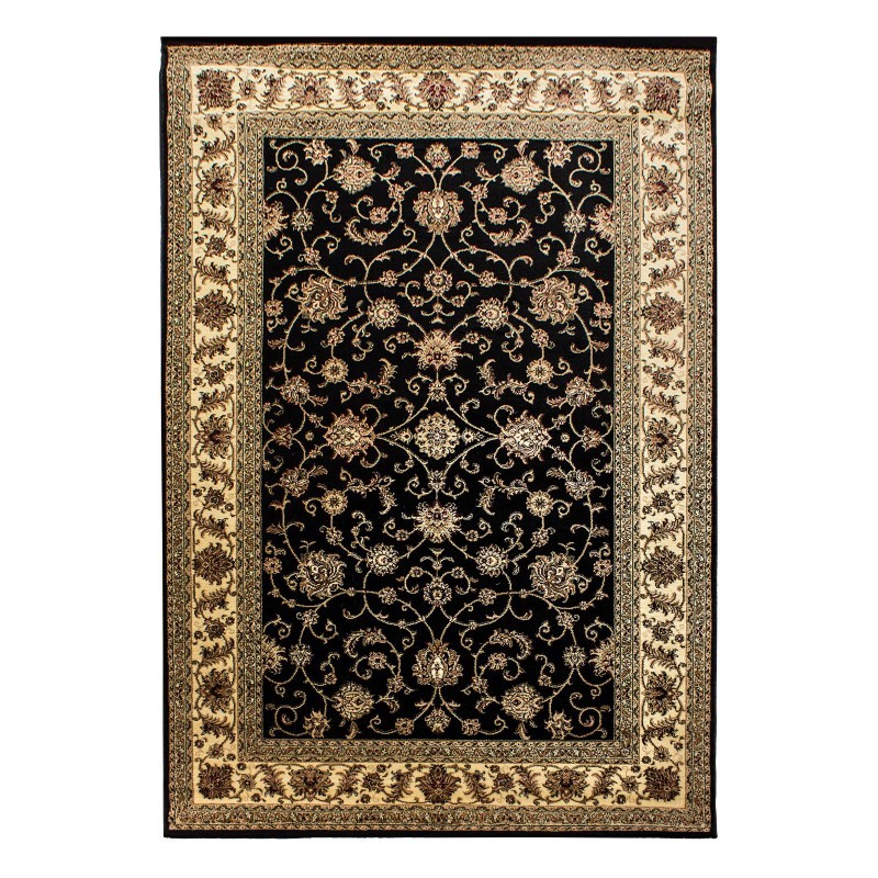 Marrakesh 210 tæppe - Sort - 80X150 billede